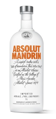 Absolut vodka Mandrin 40% 1L, vodka