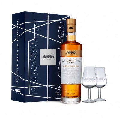 ABK6 Cognac VSOP s 2 pohármi 40% 0,7L, cognac, DB