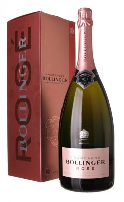 Champagne Bollinger Rosé Brut Magnum 1,5L, AOC, sam, ruz, brut, DB
