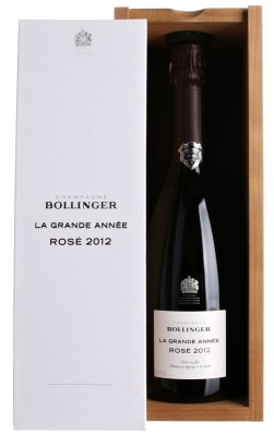 Champagne Bollinger La Grande Année Rosé Brut 0,75L, AOC, r2012, sam, ruz, brut, DB
