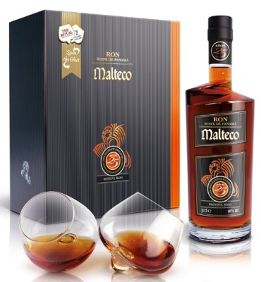 Malteco Reserva Rara 25YO s 2 pohármi 40 % 0,7L, rum, DB