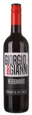 Giorgio & Gianni Negroamaro Salento 0,75L, IGT, r2022, cr, su, sc