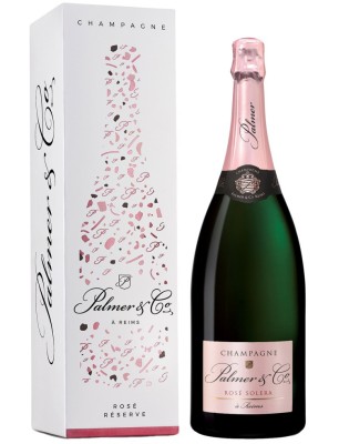 Champagne Palmer & Co. Rosé Solera 1,5L, AOC, sam, ruz, brut, DB