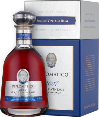 Diplomatico single vintage 2007, 43% 0,7L, rum, DB