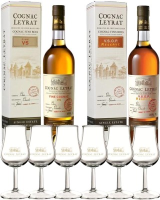 Set 2x Cognac Leyrat + 6 pohárov grátis