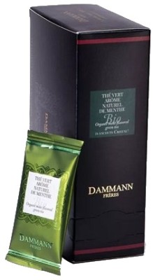 Dammann Fréres Sachets Thé Vert Menthe - Zelený čaj s prírodnou arómou mäty BIO, aromatizovaný 24 x 2 g, 6577,zelcaj, krsac HB