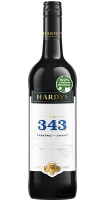 Hardys BIN 343 Cabernet - Shiraz 0,75L, r2021, cr, sc