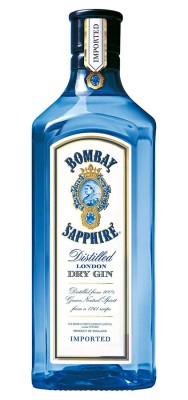 Bombay Sapphire London dry gin 40% 1L, gin