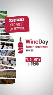 1.6. - WineDay, Season - home cooking Zvolen