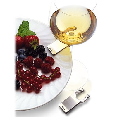 Pulltex Wine clip, spona na uchytenie pohára k tanieru