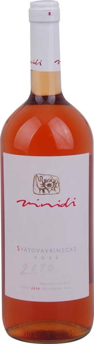 Vinidi Svätovavrinecké rosé 1,5L, r2010, ak, ruz, su
