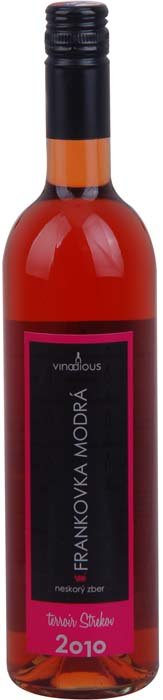 Víno DIOUS Frankovka modrá Rosé 0,75L, r2010, nz, ruz, su