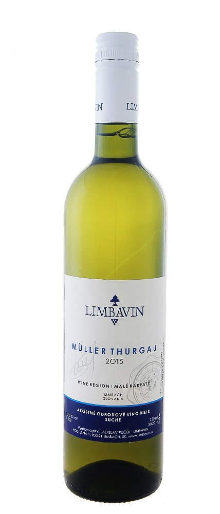 Limbavin Müller Thurgau 0,75L, r2015, ak, bl, su