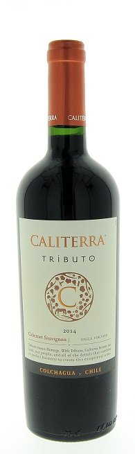 Caliterra Tributo Cabernet Sauvignon 0,75L, r2014, cr, su