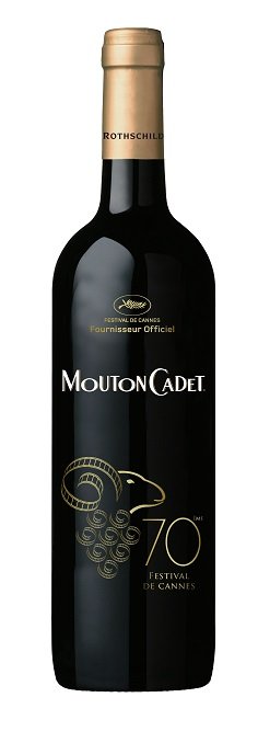 Rothschild Mouton Cadet Rouge - Edit. Cannes 0,75L, AOC, r2014, cr, su