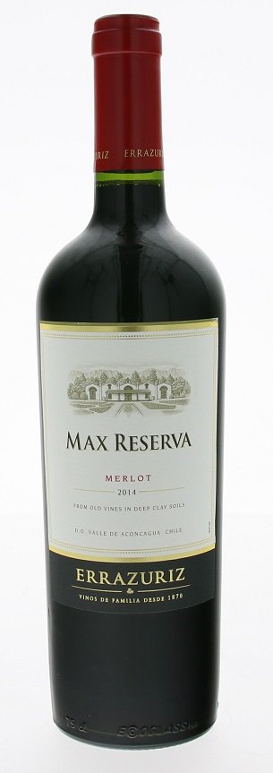 Errazuriz Max Reserva Merlot 0,75L, r2014, cr, su