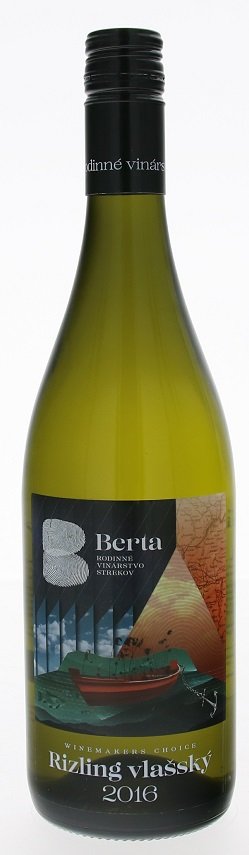 Berta Winemakers Choice Rizling vlašský 0,75L, r2016, ak, bl, su