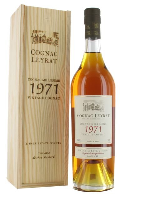 Leyrat Cognac 1971 43,0% Francis sign 0,7L, cognac, DB