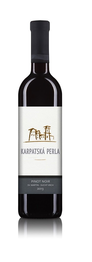 Karpatská Perla Pinot Noir 0,75L, r2013, vzh, cr, su