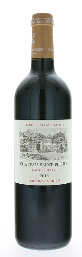 Bordeaux Château Saint Pierre 0,75L, AOC, Grand Cru Classé, r2014, cr, su