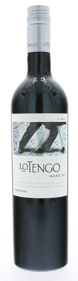 Lo Tengo Malbec 0,75L, r2017, cr, su