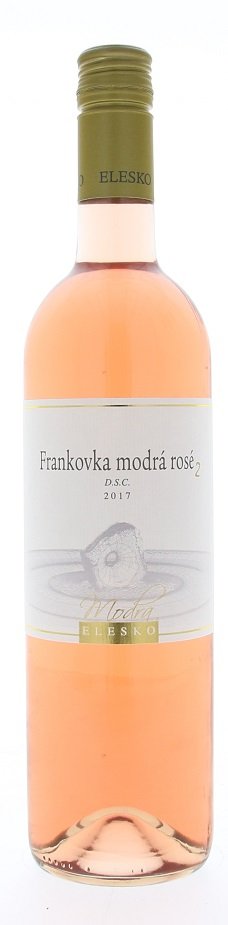 Elesko Frankovka modrá Rosé 2 0,75L, r2017, ak, ruz, plsl