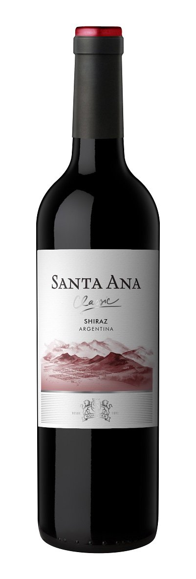 Santa Ana Shiraz 0,75L, r2016, cr, su