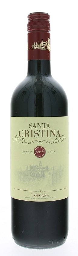 Santa Cristina Toscana Rosso 0,75L, IGT, r2016, cr, su, sc