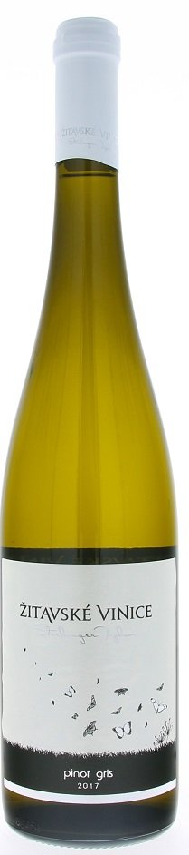 Žitavské vinice Pinot Gris 0,75L, r2017, ak, bl, su