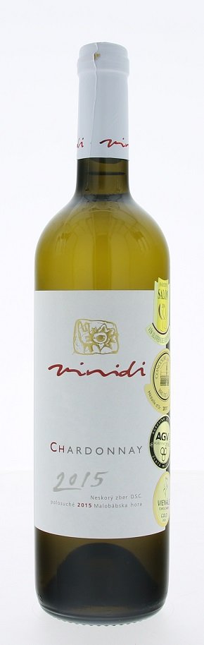 Vinidi Chardonnay 0,75L, r2015, nz, bl, plsu