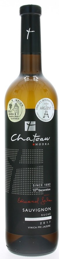 Château Modra Premium Sauvignon 0,75L, r2017, nz, bl, su