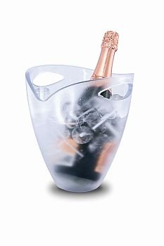 Pulltex Ice Bucket, vedro na ľad - transparentné