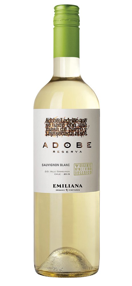 Emiliana Adobe Sauvignon Blanc 0,75L, r2015, bl, su