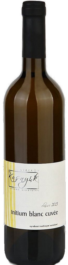 Kasnyik Classic Initium Blanc Cuvée 0,75L, r2013, ak, bl, su