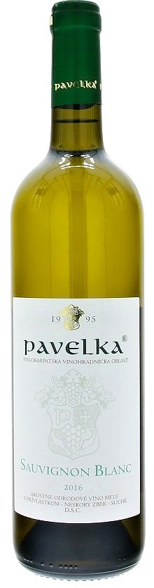 Pavelka Sauvignon blanc 0,75L, r2016, nz, bl, su