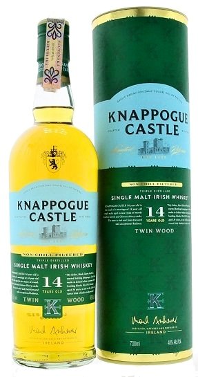 Knappogue Castle 14YO Irish 46,0% 0,7L, whisky, DB