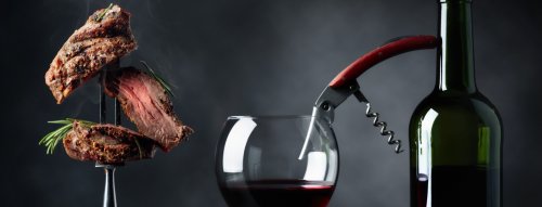 Steak a víno 