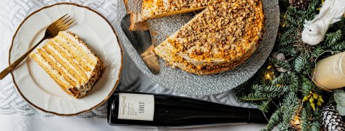 Vianočná medová torta s orechmi - RECEPT a tip na víno